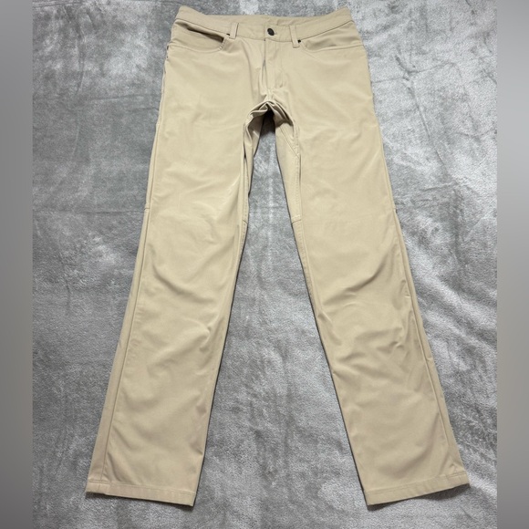 lululemon athletica Other - Lululemon ABC Classic Fit 5 Pocket 30x32 Beige Khaki Casual Chino Golf Pant